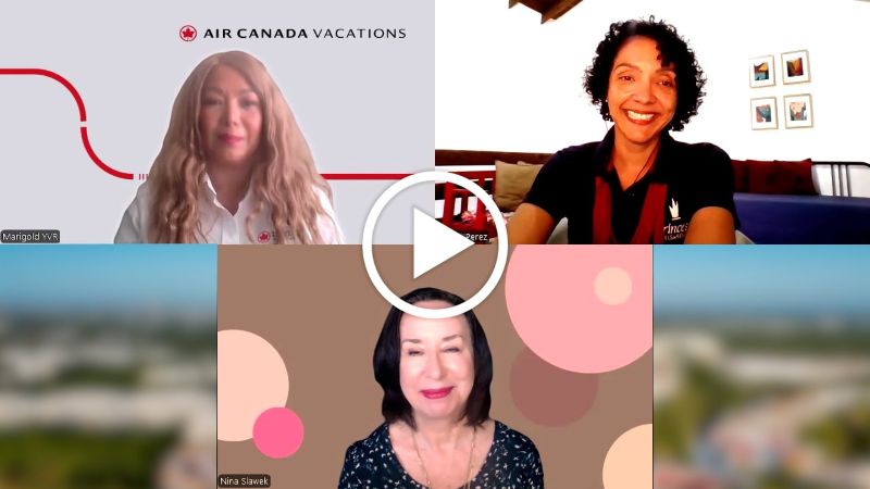 Marigold Frontuna, ACV, Nicole Perez, Princess Hotels & Resorts and Nina Slawek, Open Jaw