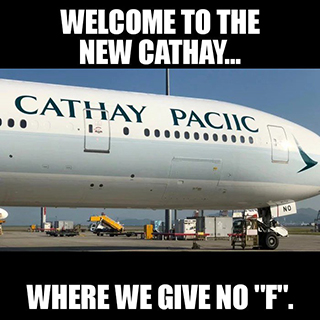 Gimme An F! – Cathay Pacific Makes The Most Of A Livery Fail | Open Jaw