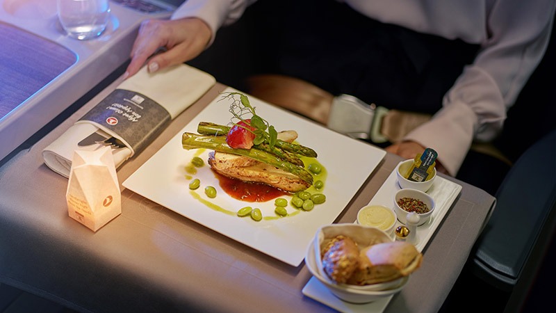 Turkish Airlines Food