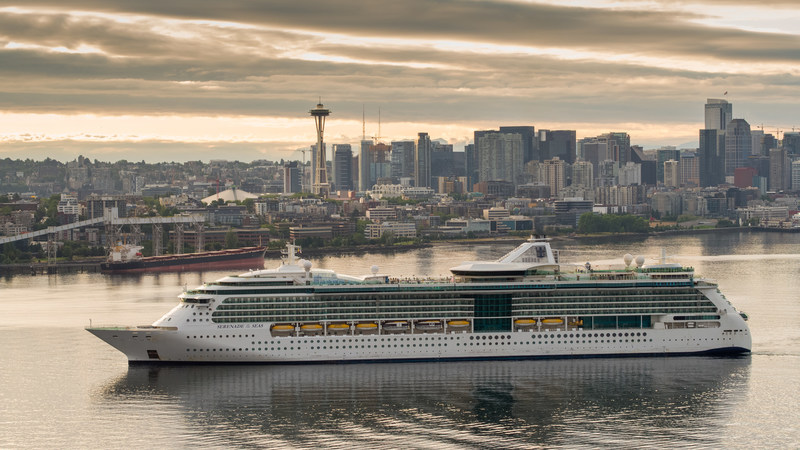 The Royal Caribbean's Serenade of the Seas in Seattle