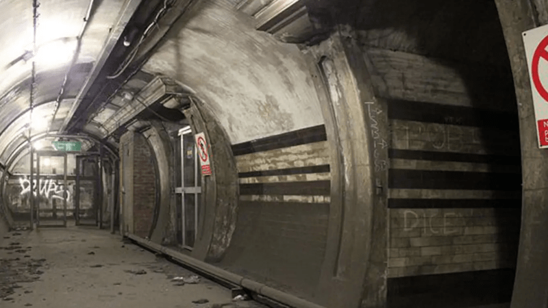 Abandoned Tube tunnel in London