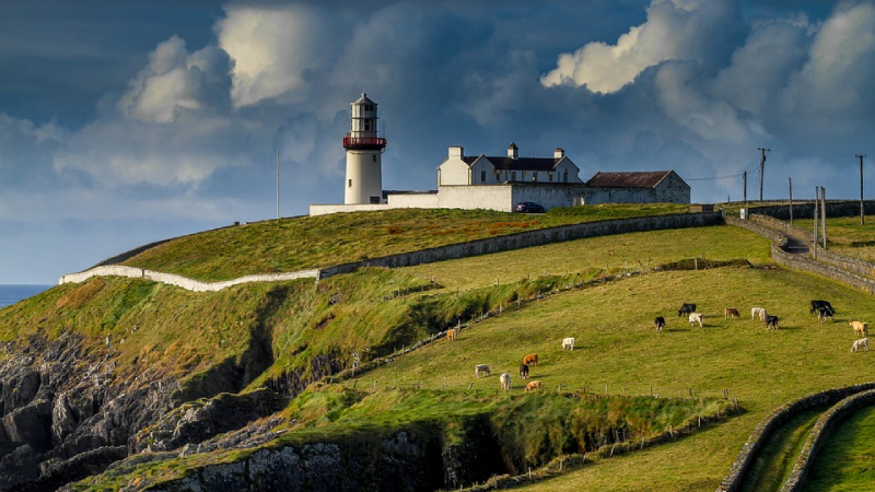 Lighthouse in Ireland