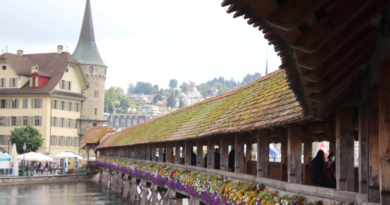 “Must-see” Lucerne: the Chapel Bridge - emblem of the city - and its Water Tower