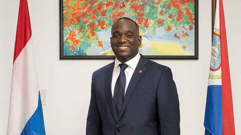 Roger Lawrence, St. Maarten's Minister of Tourism, Economic Affairs, Transport & Telecommunication (TEATT).