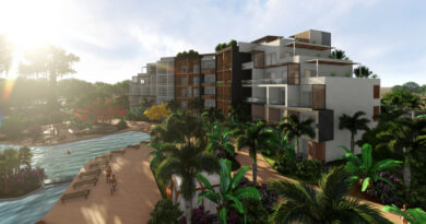 A rendering of Ventus Ha’ at Marina El Cid Spa & Beach Resort's exterior