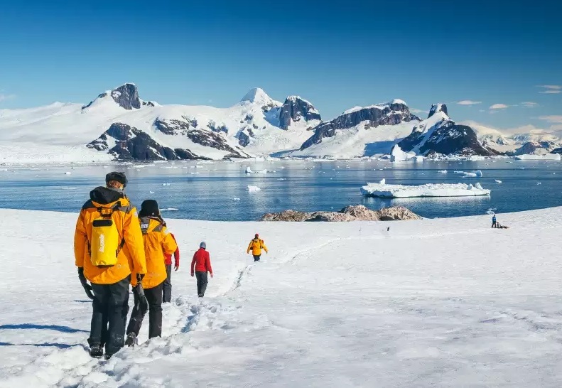 Quark Expeditions guests in Antarctica