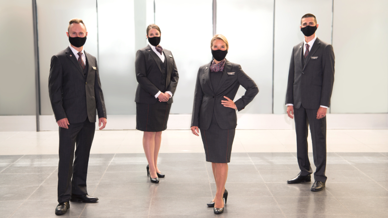 New Air Canada Rouge Uniforms