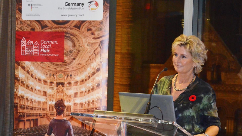 This event was Anja Brokjans' first as Director of the German National Tourism Office in Canada.