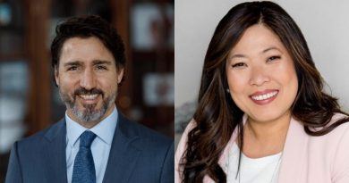 Prime Minister Justin Trudeau (left), and the Minister of Small Business, Export Promotion and International Trade of Canada, Mary Ng (right).