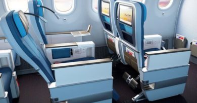 KLM's new Premium Comfort seats. Photo courtesy of KLM.