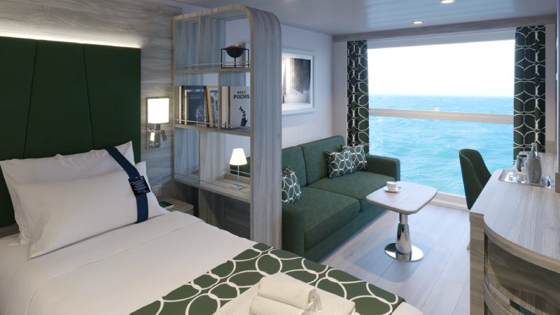 Infinite Ocean View cabin aboard MSC World Europa
