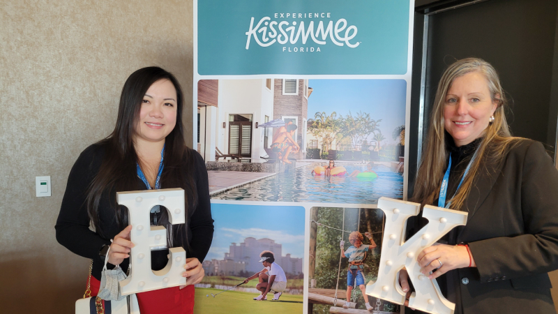 Yinglu Tam and Denise Graham of Experience Kissimmee