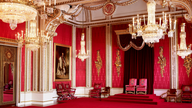 Evan Evans - Throne Room, Buckingham Palace - Royal Collection Trust