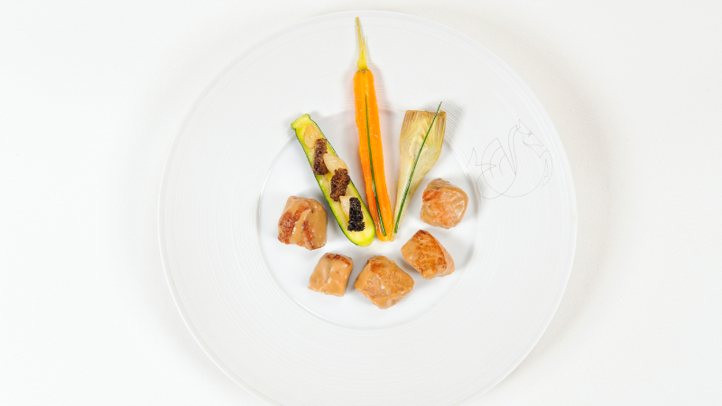 One of Michel Roth's dishes for Air France.