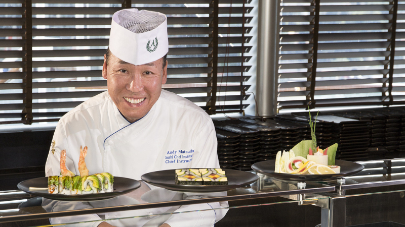 Celebrity Chef Andy Matsuda will lead cooking demonstrations on Nieuw Statendam 17-27DEC 2022.