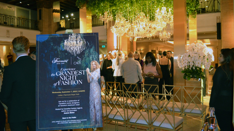 The Grandest Night of Fashion at the Fairmont Royal York celebrated Toronto's emerging and established fashion designers.