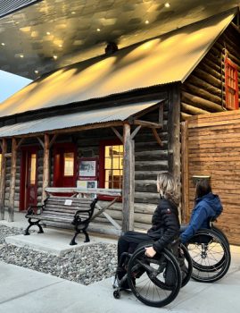 Tanelle Bolt, Co-Founder SoulFly Experiences and Sonja Gaudet, three time Paralympic Gold Medalist in Curling 