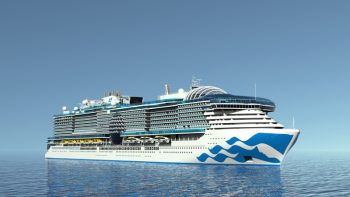 Rendering of Princess Cruises' upcoming Sun Princess