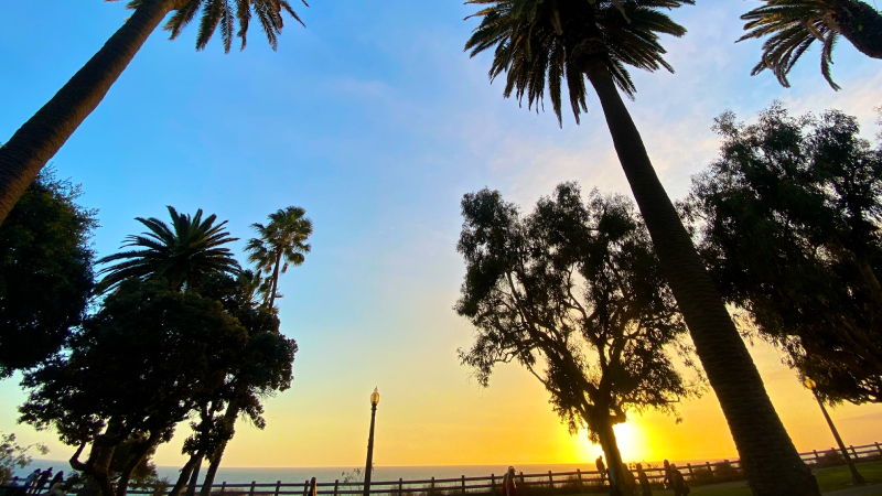 Sunset at Santa Monica