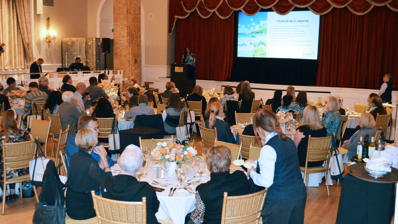The St. Martin Tourist Office hosted media and travel advisors at Toronto's Fairmont Royal York on 20OCT.
