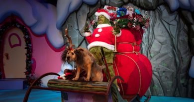 Universal Orlando's Holiday Celebrations featuring the Grinch.