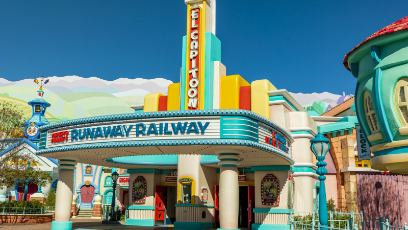 Mickey & Minnie’s Runaway Railway is a new attraction in Disneyland Park in Anaheim, Calif.