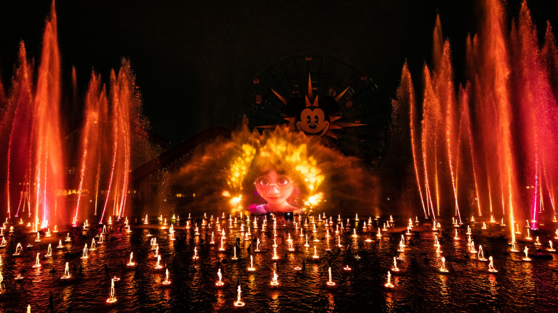 "World of Color - ONE" is a new nighttime spectacular at Paradise Bay in Disney California Adventure Park at Disneyland Resort in Anaheim, Calif.