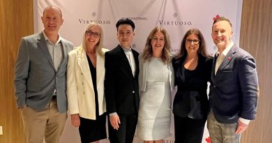 L to R : James Allen, Account Manager, Member Relations, Canada. Denise Harper, Director, Partner Relations. Augustine Kwong, Member Relations. Una O’Leary, General Manager, Canada. Anna Judek, Director, Marketing Canada,Ryan Fraser, Marketing Manager. Photo Courtesy Virtuoso