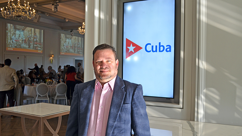 Lessner Gomez, Director of the Cuba Tourism Board in Toronto