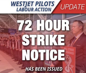 WestJet begins cancelling flights as pilot strike looms