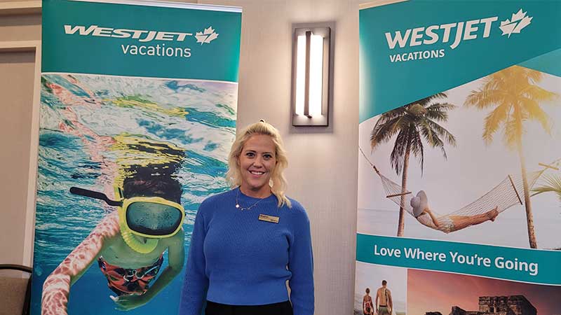 Meghan Miller, BDM with WestJet Vacations