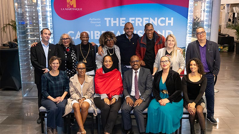 Martinique tourism officials at an event in Toronto on 04NOV, 2024. Dan Galbraith Photo