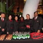 Air Canada team members at the Air Canada 2024 Top 10 Best New Restaurants in Canada event. Air Canada photo.