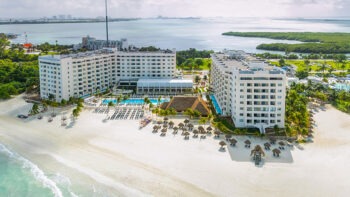 Melia Casa Maya from above.