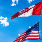 Canada USA Flag