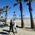 Strolling Alamitos Beach in Long Beach, California. Jim Byers Photo
