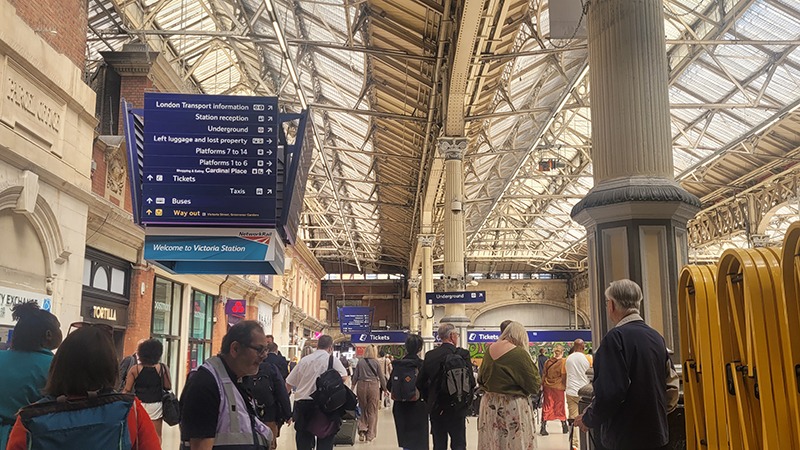London’s train stations are massive