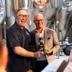 Graham Sherman and R Steve McClelland celebrate craft beers taking to the skies